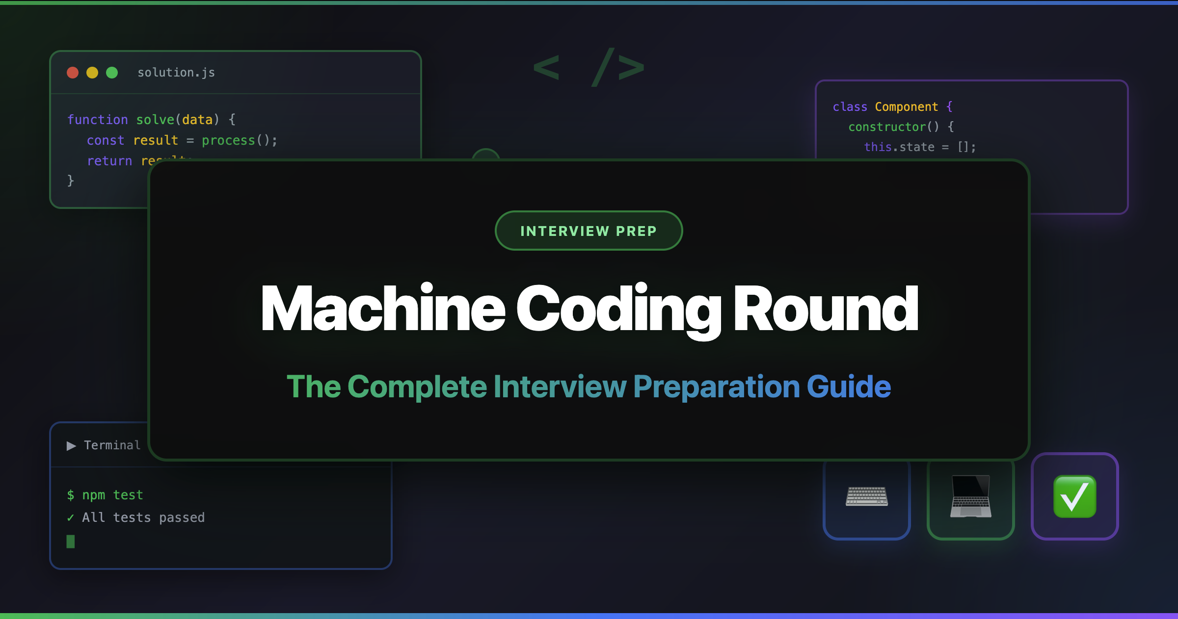 Machine Coding Round: The Complete Interview Preparation Guide